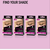Permanent Eyebrow Tint Kit Dark Brown | Long-Lasting Natural Brow Dye with Brush & Bowl
