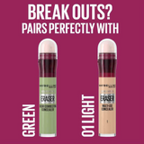 Instant Anti Age Eraser Concealer – 01 Light, Dark Circles & Blemishes, Semi-Matte Finish
