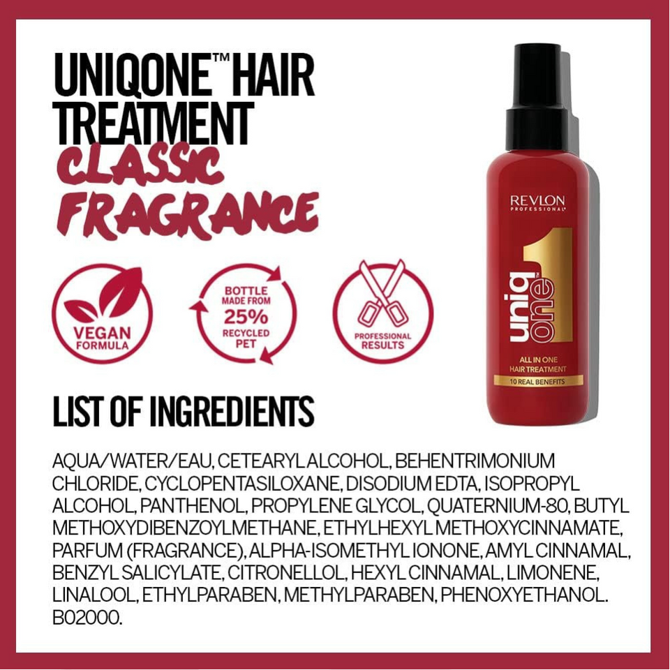 Leave-In Hair Treatment for Damaged Hair – Moisturising, Frizz Control, 10 Benefits, 150ml