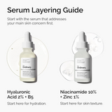 Niacinamide 10% + Zinc 1% Brightening Serum for Blemish-Prone Skin, 30ml | Vegan & Fragrance Free