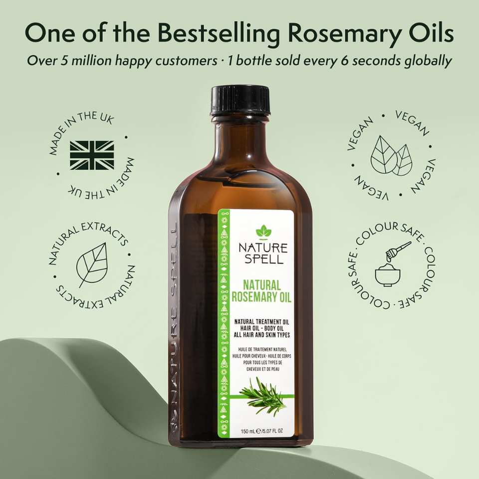 Rosemary Hair Growth Oil for Scalp & Roots | Pre-Diluted Nourishing Oil – 150ml