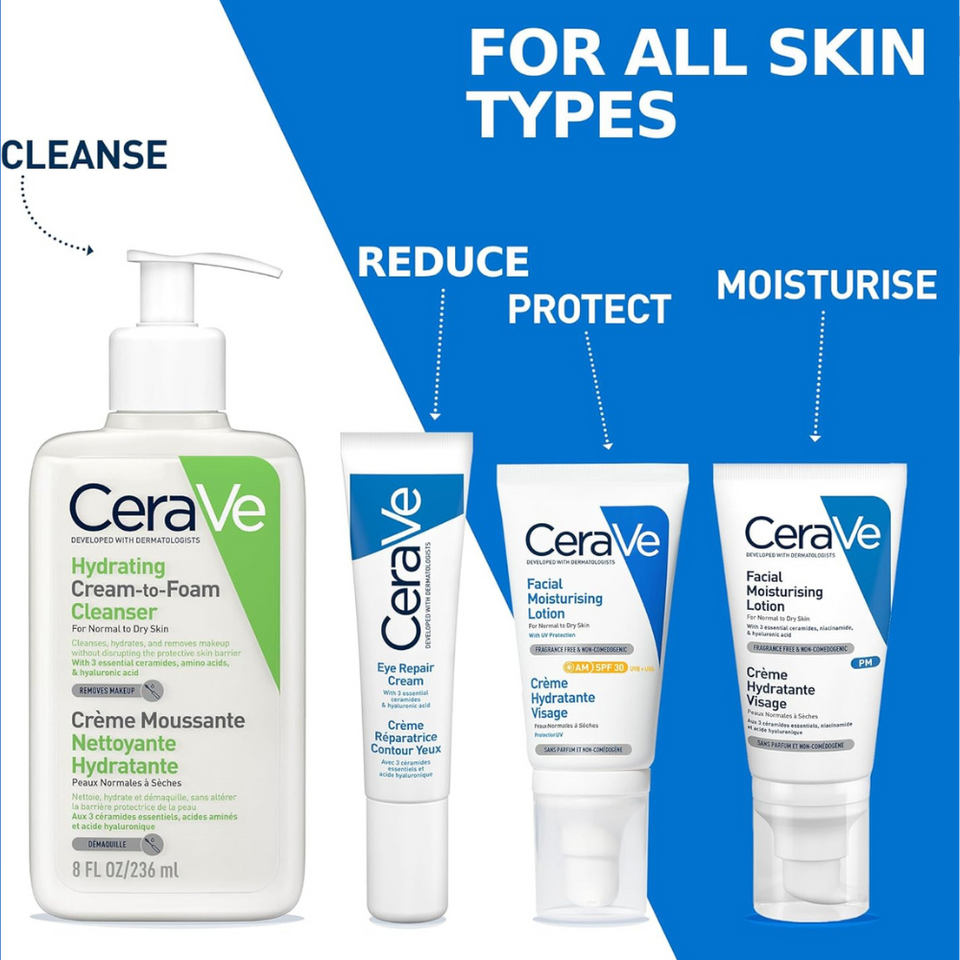 CeraVe Eye Repair Cream – Dark Circles & Puffiness Relief, Hyaluronic & Ceramides, 14 g