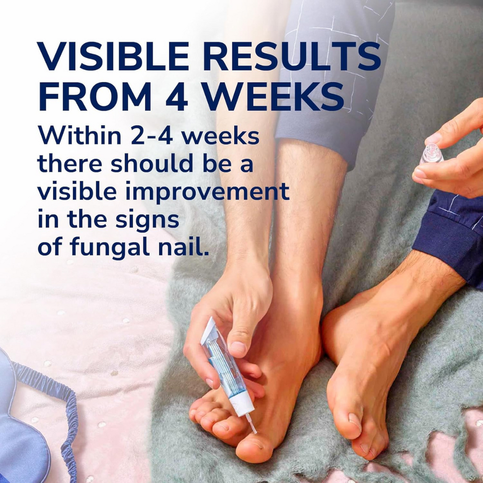 2-in-1 Fungal Nail Treatment Kit 3.8ml | Antifungal Solution with Nail Files, Fast Drying