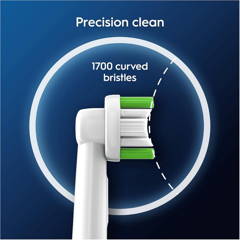 Electric Toothbrush Heads – X-Shape Bristles for Deep Plaque Removal, Pack of 8
