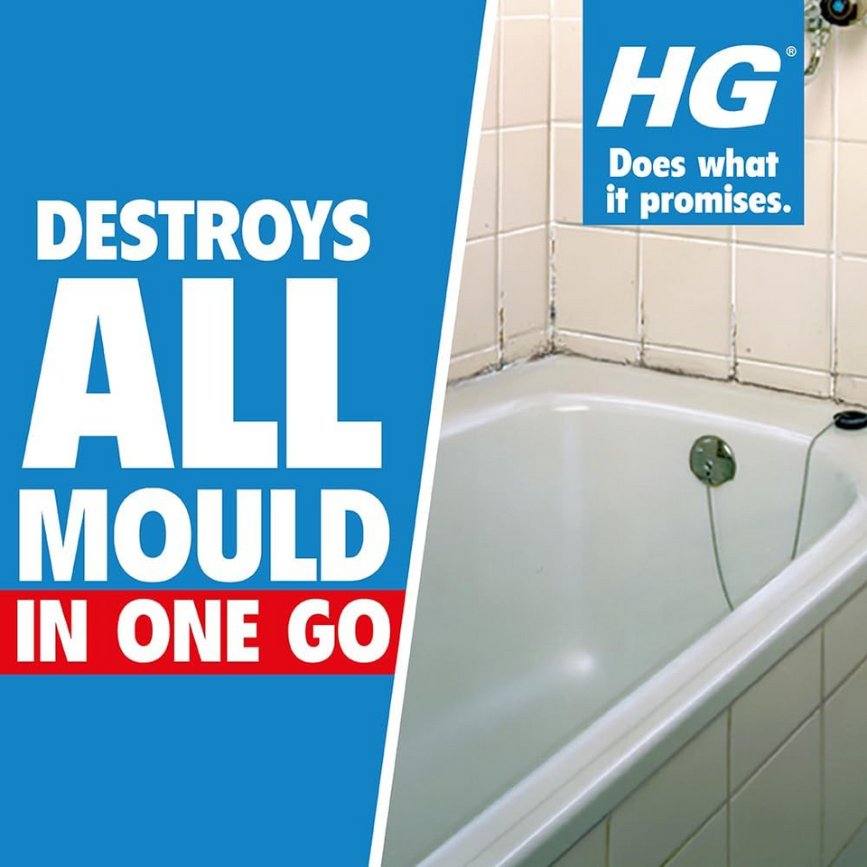 Mould Remover Spray 500ml – Removes Mildew & Stains from Tiles, Walls, Grout & More