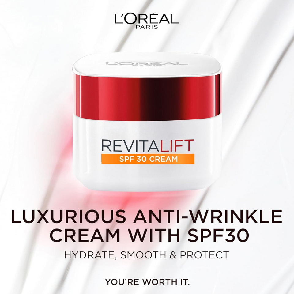 Anti-Wrinkle Hydrating Day Cream SPF 30 for Firming & Moisturising – Retinol, 50ml