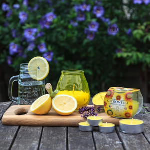 Citronella Tealight Candles Pack of 25 – Long-Lasting Outdoor Bug Repellent