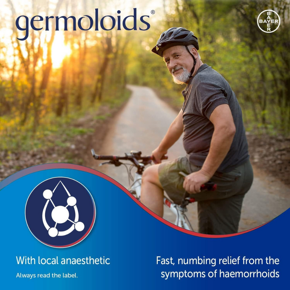 Hemorrhoid Relief Cream with Anaesthetic for Pain & Itch | 55g | Fast-Acting Formula