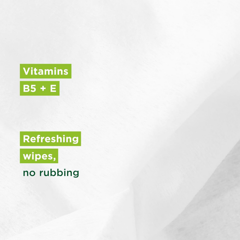 Biodegradable Cleansing Face Wipes for Sensitive Skin – 6x25 Waterproof Makeup Remover