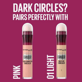 Instant Anti Age Eraser Concealer – 01 Light, Dark Circles & Blemishes, Semi-Matte Finish