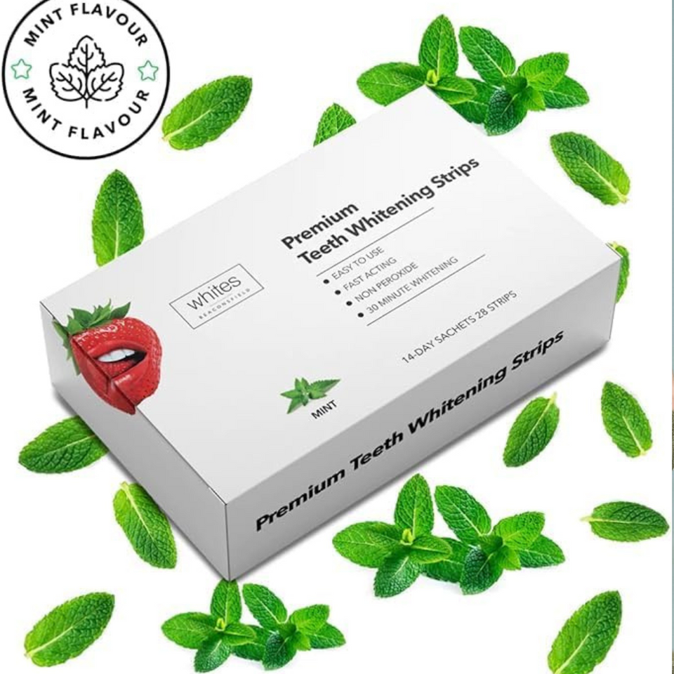Teeth Whitening Strips for Sensitive Teeth, Enamel-Safe, 14-Day Treatment – 28 Pack