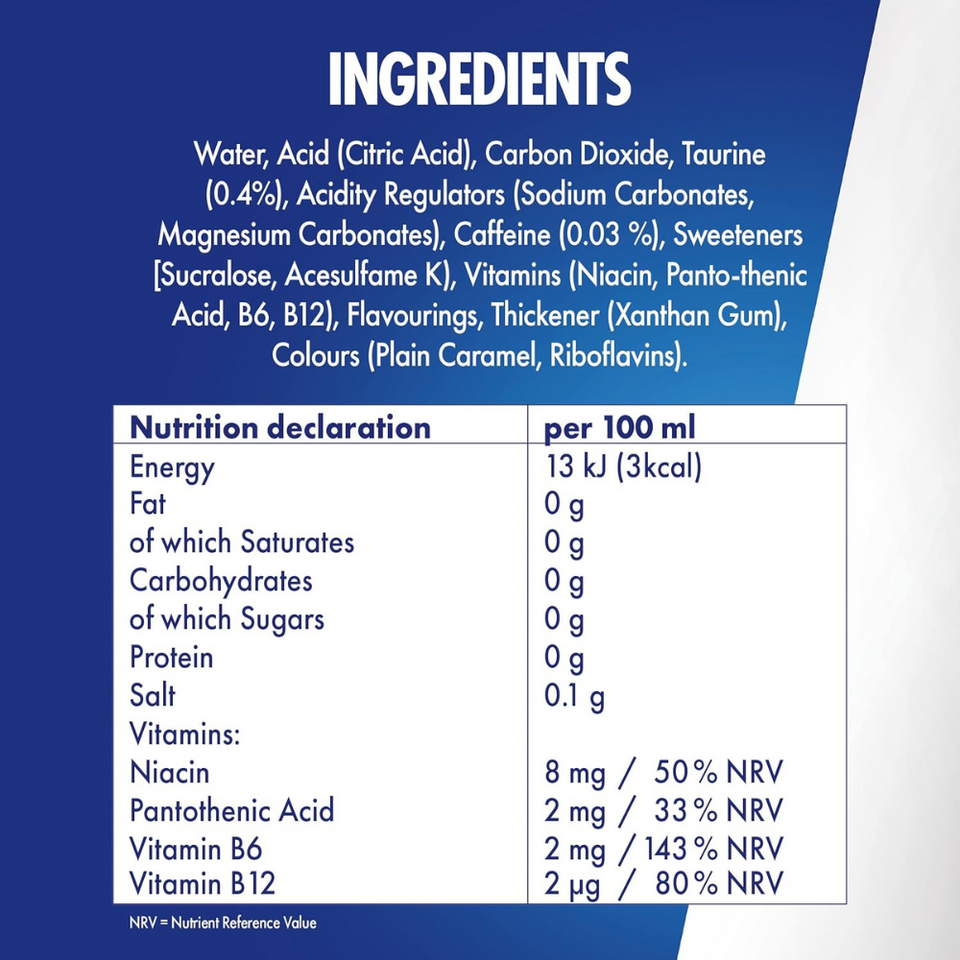 Red Bull Sugar Free Energy Drink 250ml Cans Pack of 12 – No Sugar Caffeinated Boost