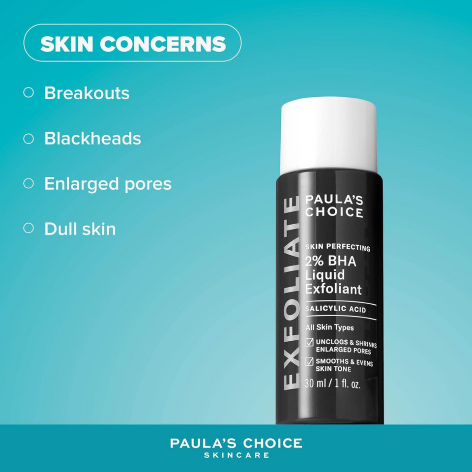 Skin Perfecting 2 % BHA Liquid Exfoliant 30 ml – Salicylic Acid Peel for Blackheads & Pores