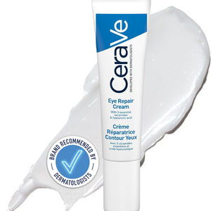 CeraVe Eye Repair Cream – Dark Circles & Puffiness Relief, Hyaluronic & Ceramides, 14 g