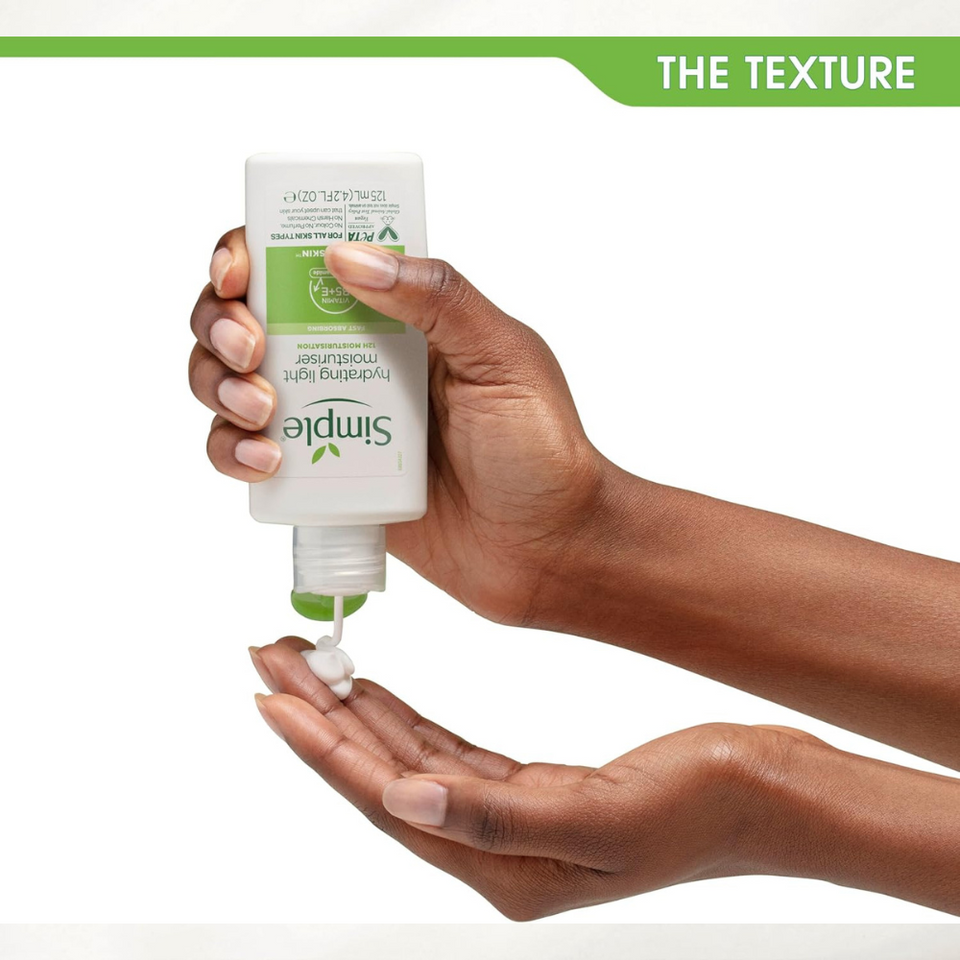 Hydrating Light Moisturiser for All Skin Types with Pro-Vitamins B5 & E, 125ml