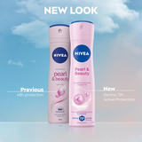 Pearl & Beauty Anti-Perspirant Deodorant Spray for Women, 72H Protection, 150ml