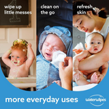 Plastic-Free Baby Wipes – 720 Count, 99.9% Water, Unscented, Biodegradable, Sensitive Skin