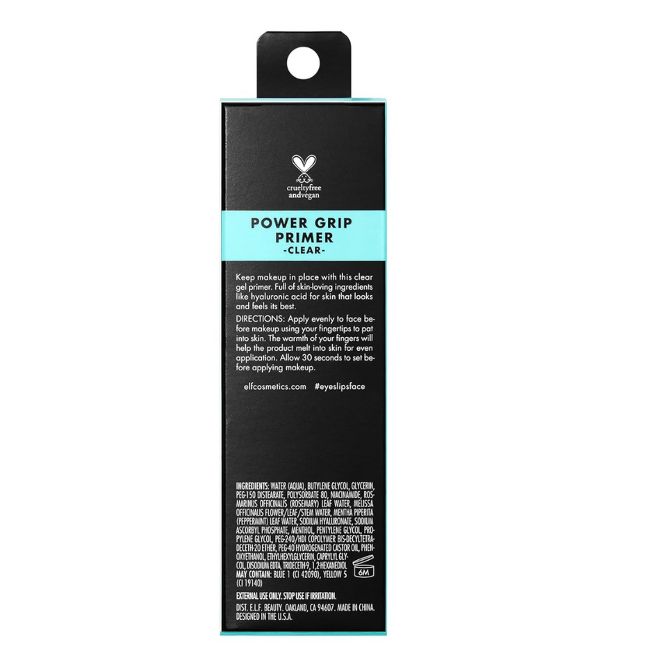 Hydrating Gel Face Primer – Power Grip Makeup Base with Hyaluronic Acid, 0.811 Fl Oz