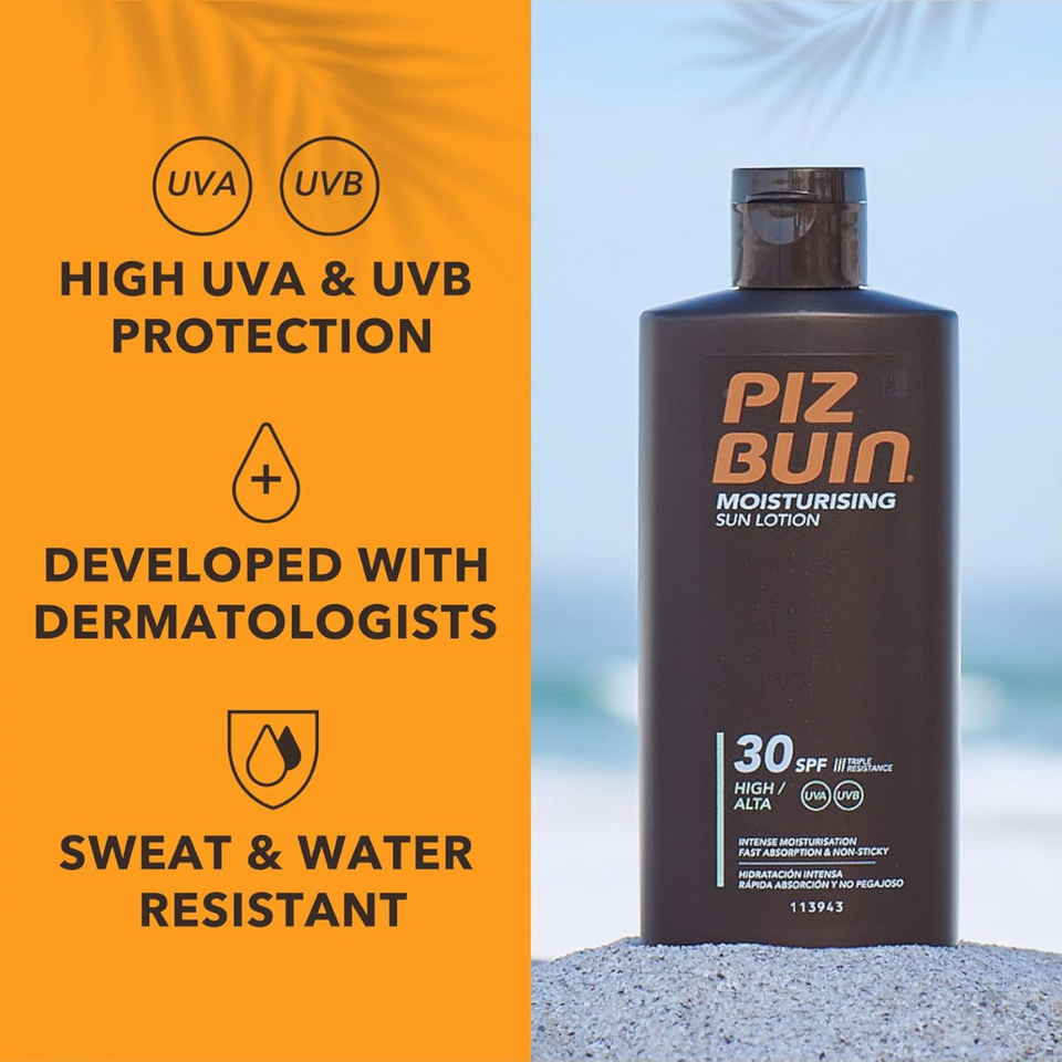 Moisturising Sun Lotion SPF 30 for All Skin Types | Broad UVA/UVB Protection | 200ml