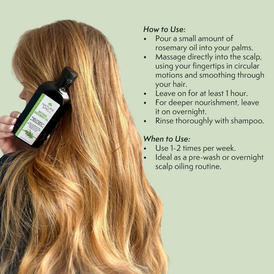 Rosemary Hair Growth Oil for Scalp & Roots | Pre-Diluted Nourishing Oil – 150ml