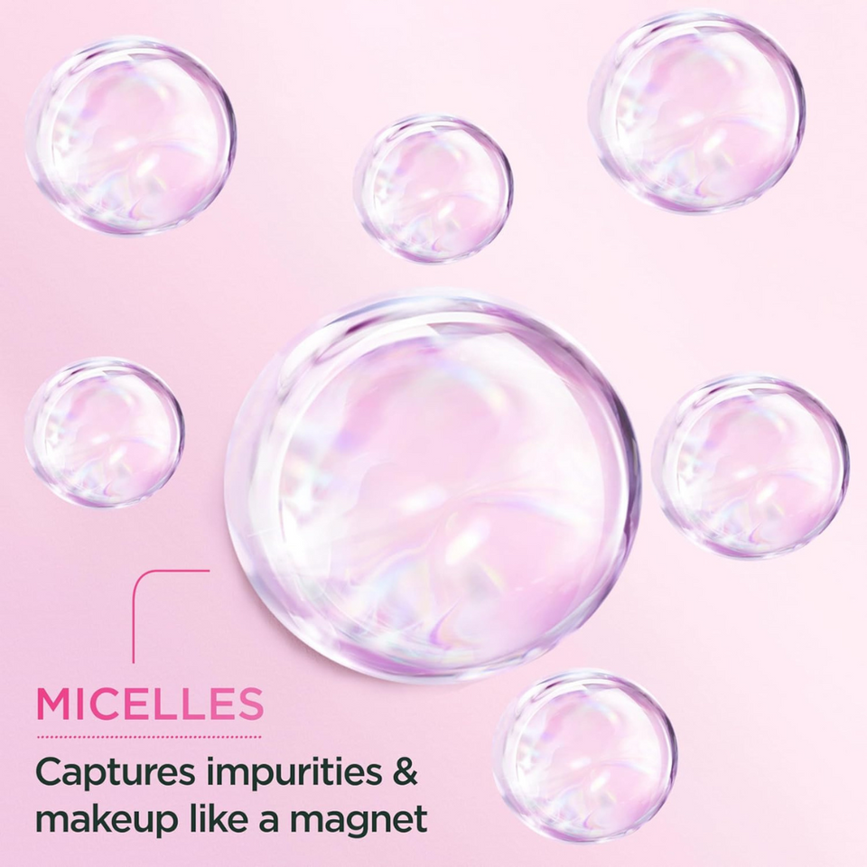Micellar Cleansing Water 700ml – Makeup Remover & Face Cleanser for Sensitive Skin, Vegan