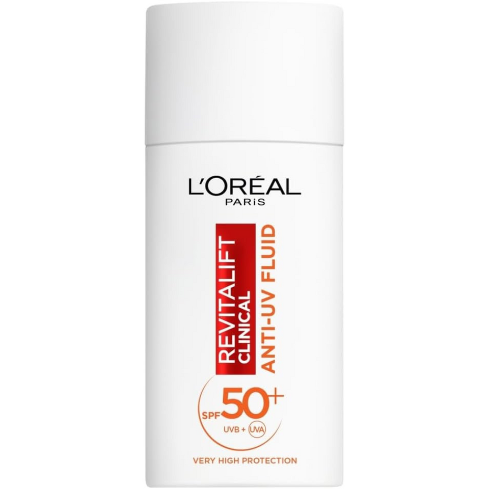 Revitalift Clinical Invisible Sunscreen SPF 50+ UV Fluid Vitamin C Anti‑Age 50 ml