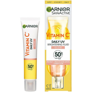 Garnier Vitamin C SPF50+ Brightening UV Fluid 40 ml – Sheer Glow for All Skin Types