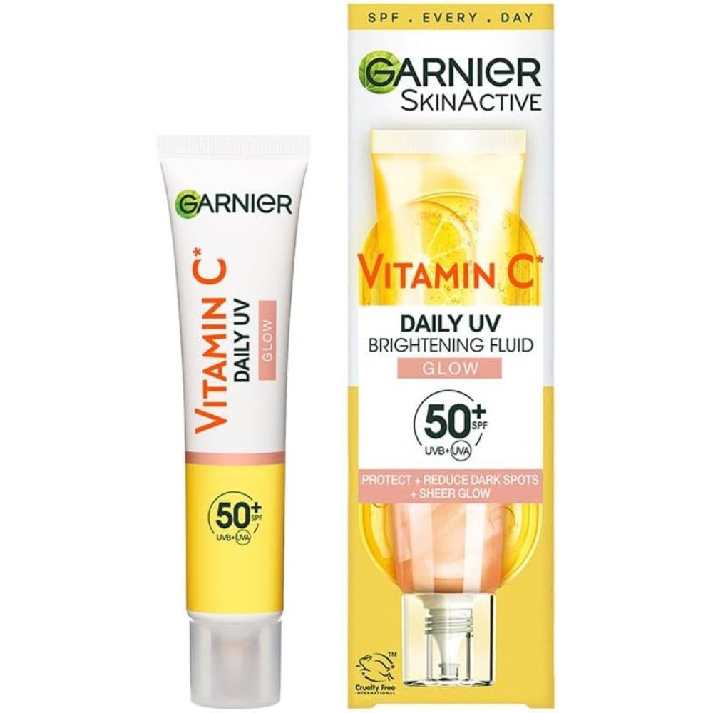 Garnier Vitamin C SPF50+ Brightening UV Fluid 40 ml – Sheer Glow for All Skin Types