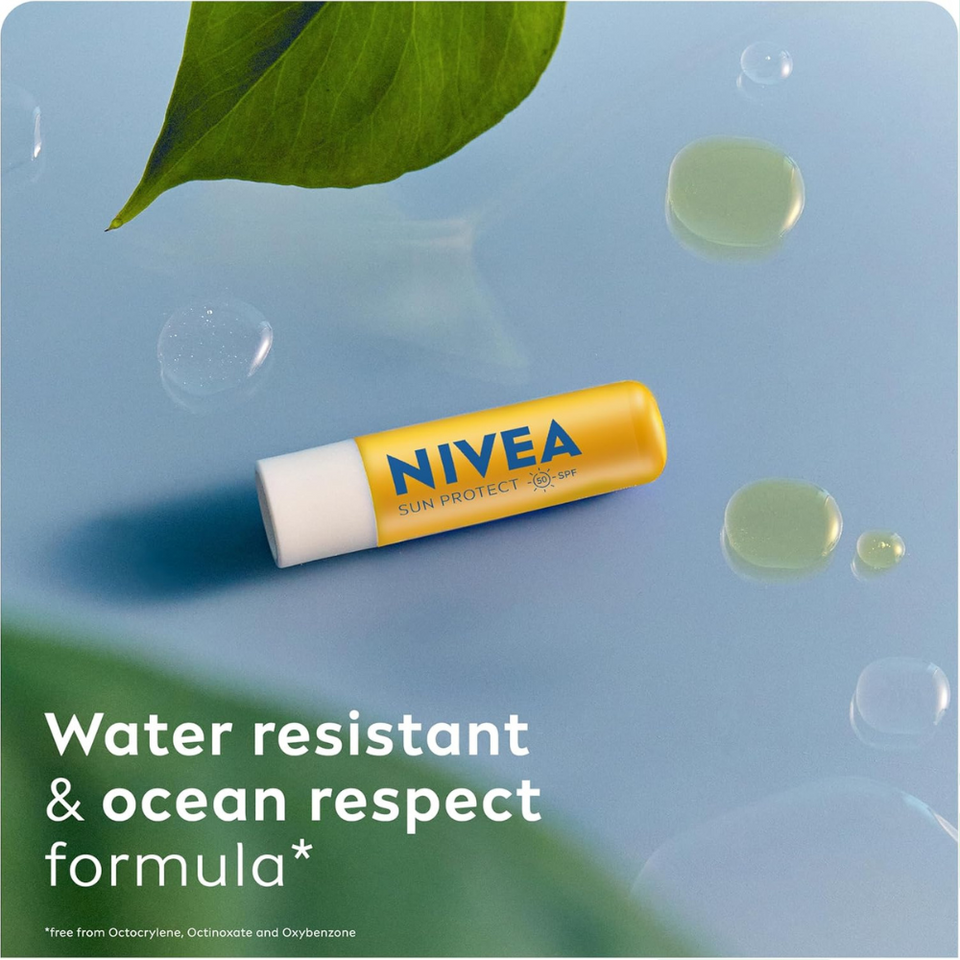 SPF 50 Lip Balm with Shea Butter | Sun Protection & 24H Moisture | No White Cast (4.8g)