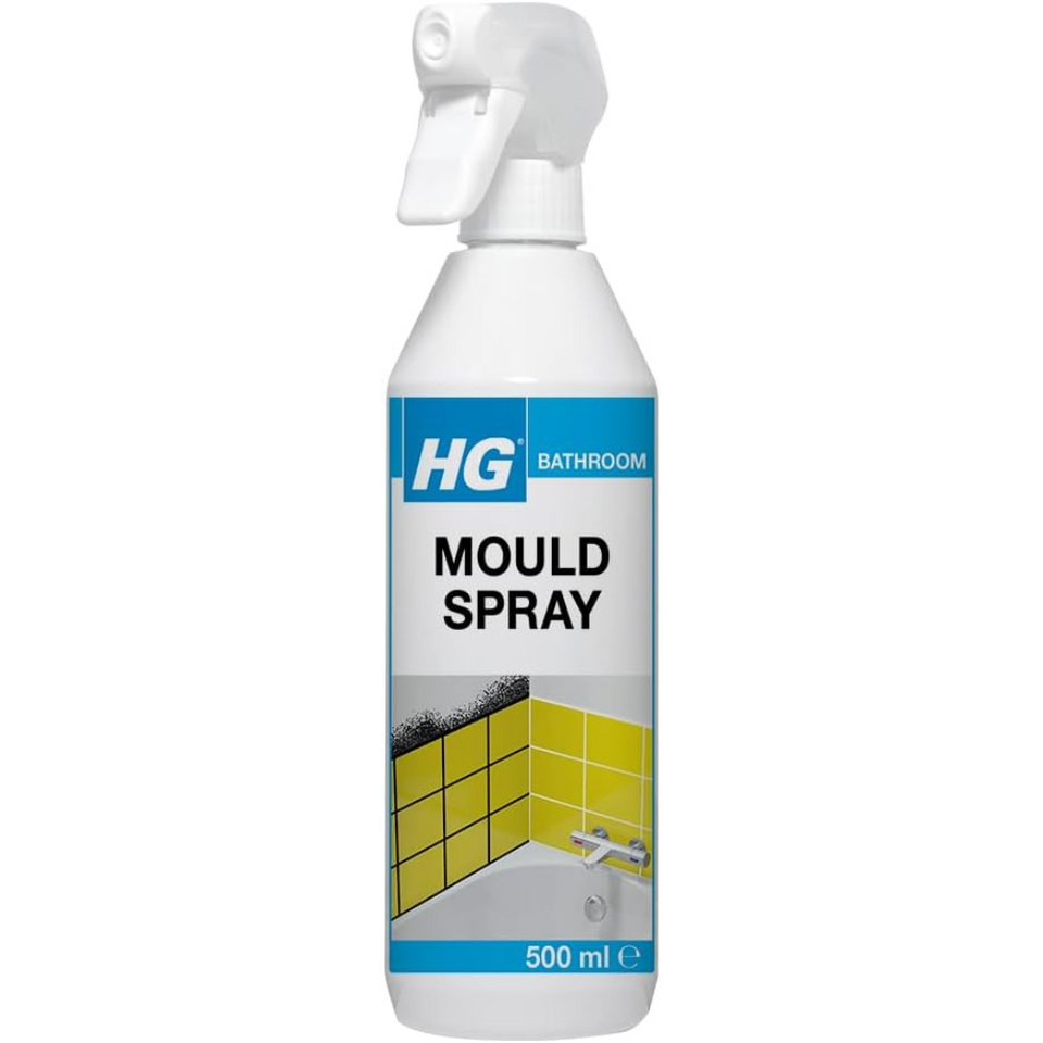 Mould Remover Spray 500ml – Removes Mildew & Stains from Tiles, Walls, Grout & More