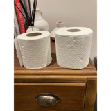 Nicky Soft Touch 2-Ply Toilet Paper, 32 Rolls | Extra Gentle, Eco-Friendly Tissue