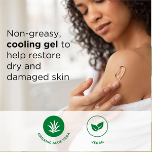 Organic Aloe Vera Gel 100ml | Soothing & Cooling for Dry, Irritated Skin | Vegan & SLS-Free