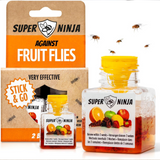 Fruit Fly Trap for Kitchen & Home – 2 Pack, Natural Bait, Child & Pet Safe, 3-Week Use