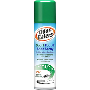 24-Hour Antiperspirant Foot & Shoe Spray for Odour Control, Sport Scent – 150ml