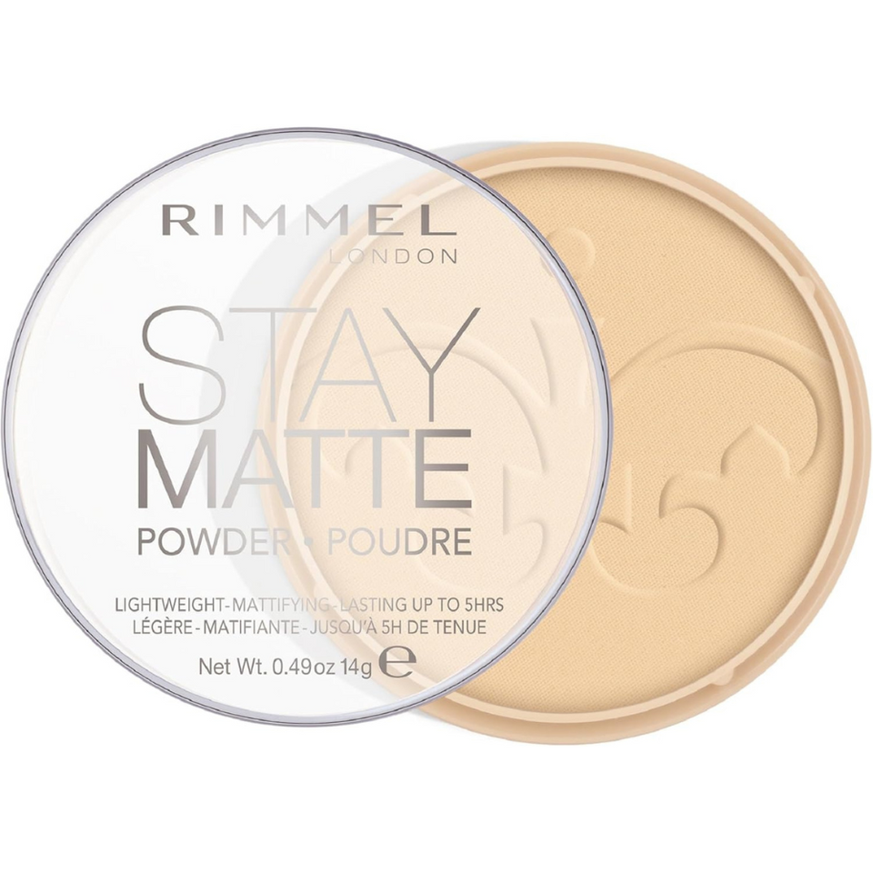 Stay Matte Pressed Powder | Transparent Face Setting Powder for Shine Control – 14g