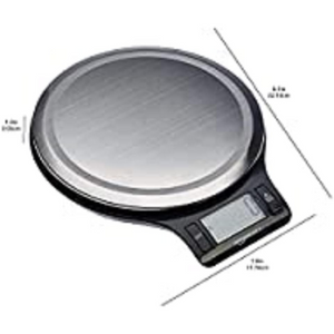 Digital Kitchen Scale 11lb with LCD Display | Stainless Steel Food Scale with Tare Function