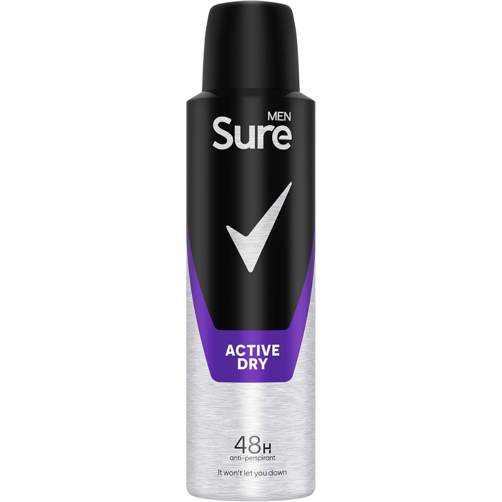 Men’s Anti-Perspirant Deodorant Spray 48h Protection, MotionSense, 6x150ml Pack