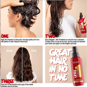 Leave-In Hair Treatment for Damaged Hair – Moisturising, Frizz Control, 10 Benefits, 150ml