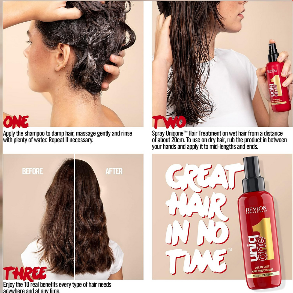 Leave-In Hair Treatment for Damaged Hair – Moisturising, Frizz Control, 10 Benefits, 150ml