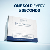 Biobased Disposable Face Towels XL – Ultra Soft, Makeup Remover Wipes, 50 Ct Pack