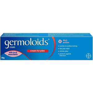 Hemorrhoid Relief Cream with Anaesthetic for Pain & Itch | 55g | Fast-Acting Formula