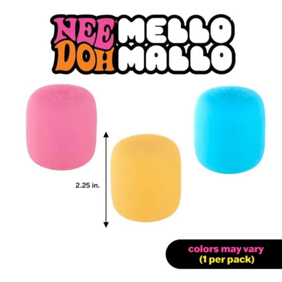 Mello Mallo Color-Changing Stress Ball – Squishy Doh-Filled Marshmallow Sensory Toy