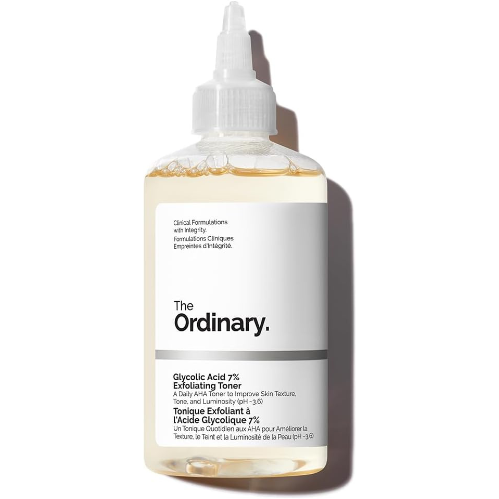 Glycolic Acid 7% Exfoliating Toner for Bright, Smooth & Even-Looking Skin Tone – 240ml