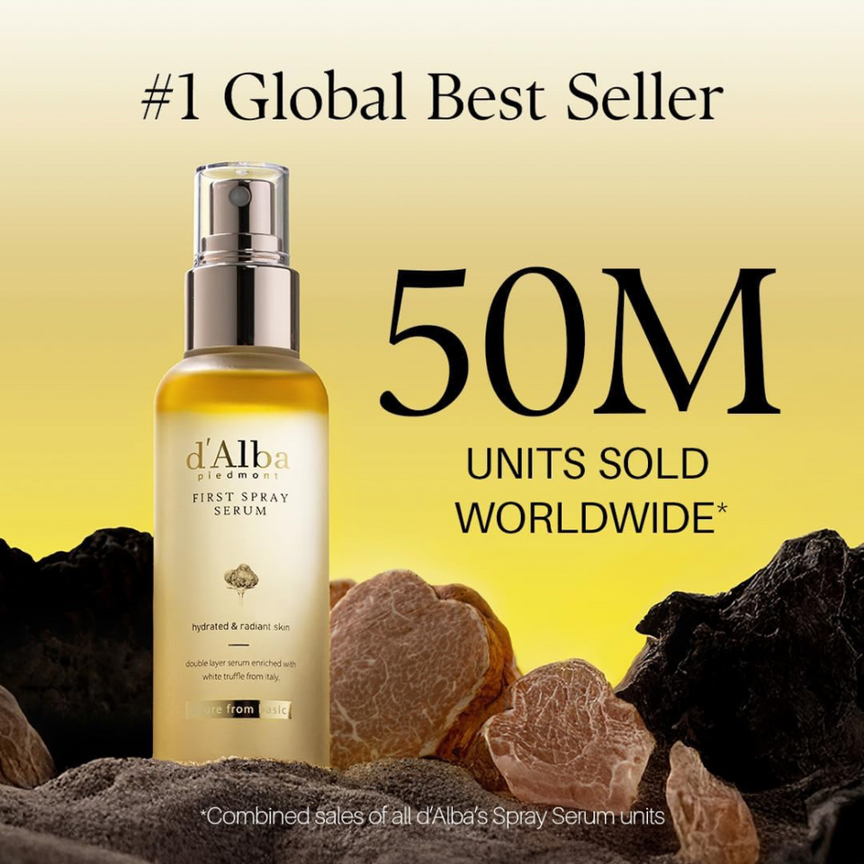Italian White Truffle Spray Serum – Hydrating Glow Mist for Dry Skin, Vegan & Surfactant Free