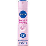 Pearl & Beauty Anti-Perspirant Deodorant Spray for Women, 72H Protection, 150ml