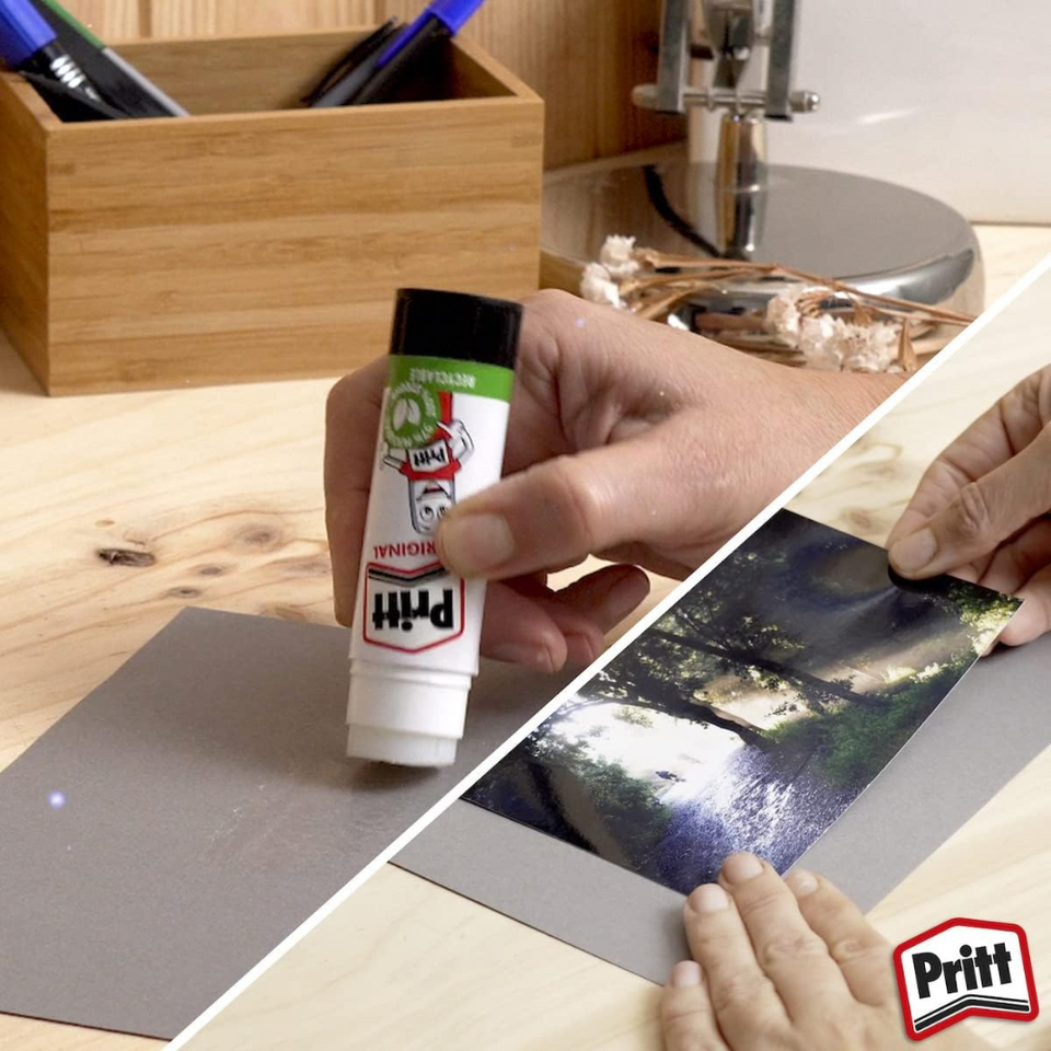 Glue Stick Pack of 3 – Child-Friendly, Strong Craft Adhesive for School & Office, 22g Each