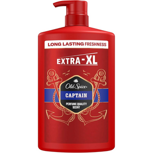 Men’s 3-in-1 Shower Gel & Shampoo, Body-Hair-Face Wash, Fresh Scent, 1000ml Pump Bottle