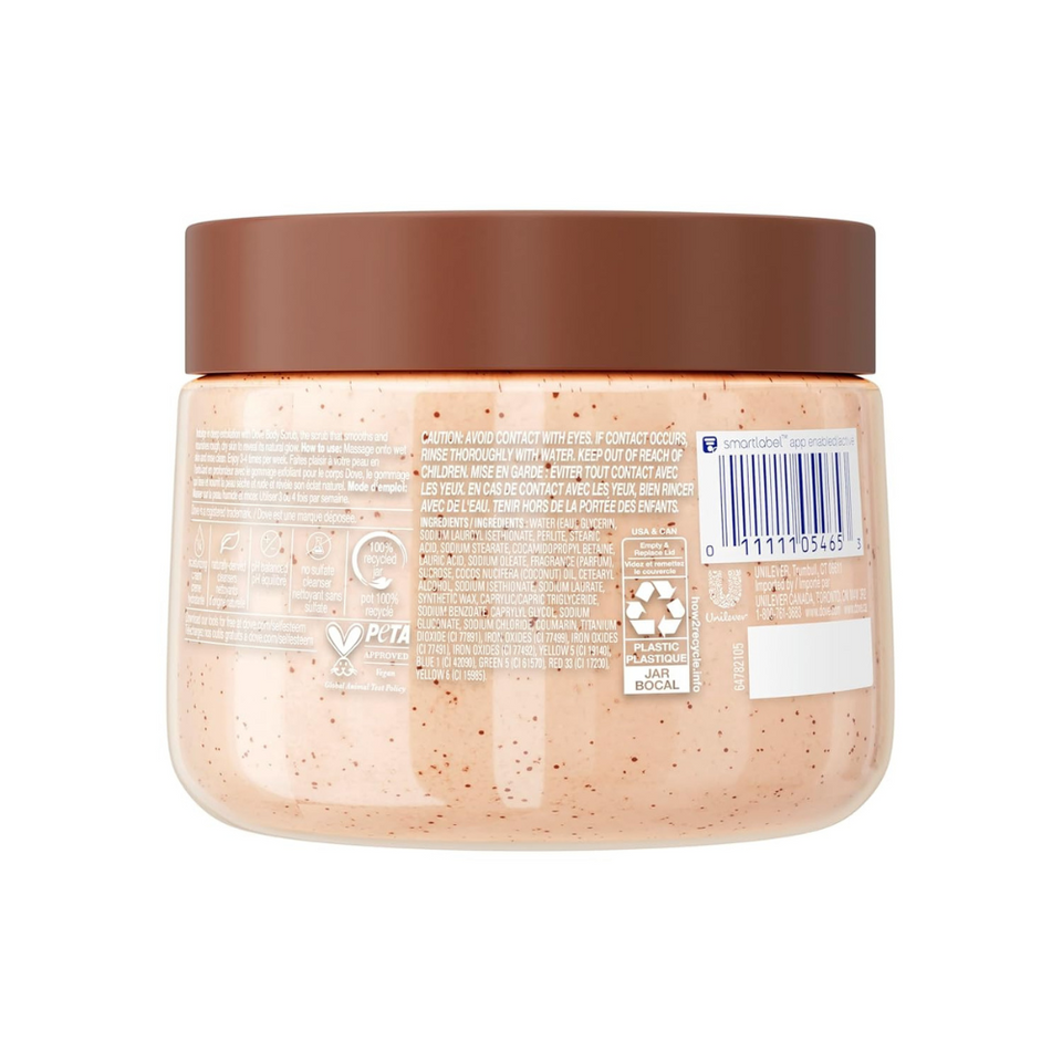 Brown Sugar & Coconut Butter Body Scrub – Exfoliates & Nourishes for Radiant Skin, 15 oz