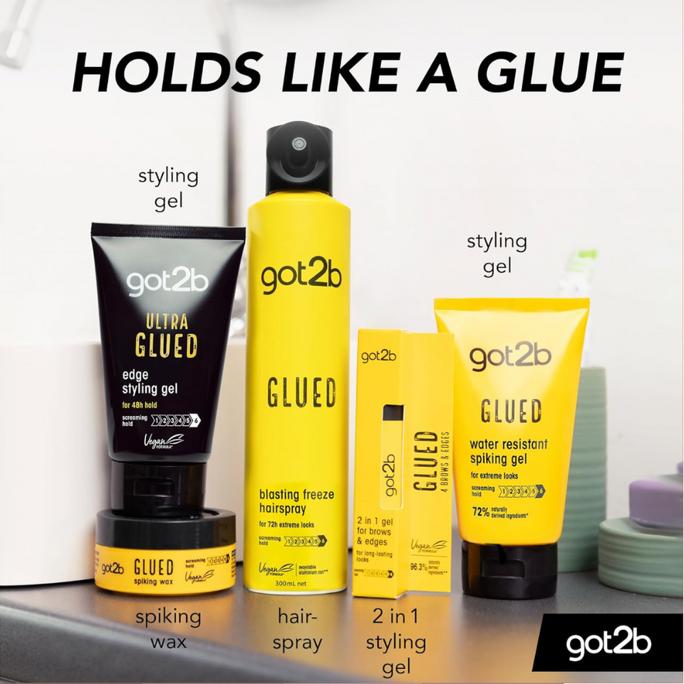 Strong Hold Hairspray Freeze Spray for All Hair Types, 72-Hour Vegan Silicone-Free 300ml